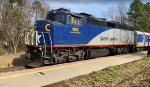 NCDOT 1893 on a commuter train at Cary, North Carolina - 1/29/2020